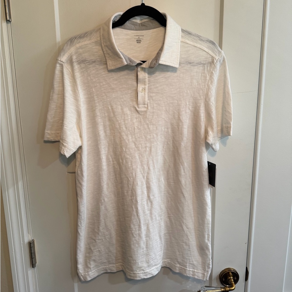 14th & Union Off-White Polo Shirt